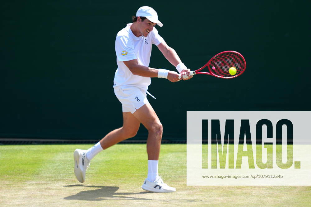 2026-07-03 The Championships - Wimbledon 2026 - Day Five LONDON, UNITED KINGDOM - JULY 3: Joao Fonseca of Brazil during Day Five of the The Championships - Wimbledon 2026 at All England Lawn Tennis and Croquet Club on July 3, 2026 in London, England. (Photo by Marleen Fouchier BSR Agency) London United Kingdom Content not available for redistribution in The Netherlands directly or indirectly through any third parties.