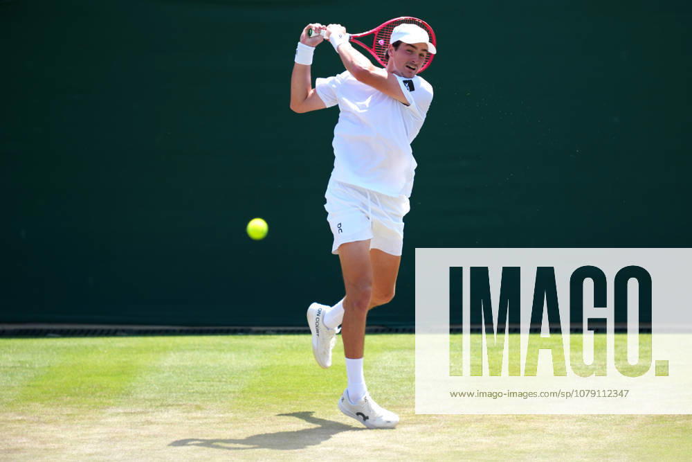 2026-07-03 The Championships - Wimbledon 2026 - Day Five LONDON, UNITED KINGDOM - JULY 3: Joao Fonseca of Brazil during Day Five of the The Championships - Wimbledon 2026 at All England Lawn Tennis and Croquet Club on July 3, 2026 in London, England. (Photo by Marleen Fouchier BSR Agency) London United Kingdom Content not available for redistribution in The Netherlands directly or indirectly through any third parties.