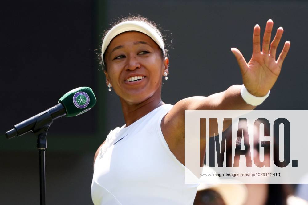 Naomi Osaka celebrates victory in her third round match Wimbledon Tennis Championships, Day 5, The All England Lawn Tennis and Croquet Club, London, UK - 03 Jul 2026London The All England Lawn Tennis and United Kingdom
