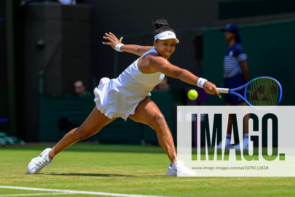 Day Five: The Championships - Wimbledon 2026 LONDON, ENGLAND JULY 03 - Naomi Osaka of Japan during Ladies Single Third Round against Daria Kasatkina of Australia at The Wimbledon Lawn Tennis Championship at Wimbledon on July 03, 2026 in London, England. (Photo by Keeran Marquis)