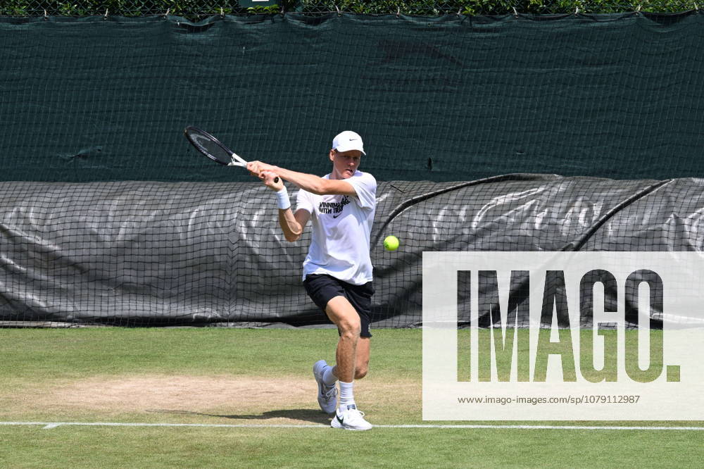 Tennis - Wimbledon 2026 - ITF - The Championships - 03 06 2026 - Tennis - Wimbledon 2026 - ITF - The Championships - 03 06 2026 - Jannik Sinner - Italie - Entrainement London