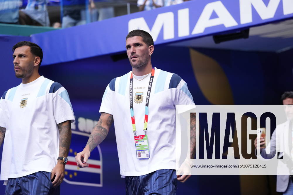 Argentina v Cape Verde - FIFA World Cup, WM, Weltmeisterschaft, Fussball 2026 - Round of 32 FLORIDA, USA - JULY 03: Rodrigo De Paul of Argentina takes the pitch prior the 2026 FIFA World Cup Round of 32 match between Argentina and Cape Verde at the Hard Rock Stadium (Miami Stadium) in Miami Gardens, Florida, United States on July 03, 2026. Jose Hernandez Anadolu Florida United States. Editorial use only. Please get in touch for any other usage.
