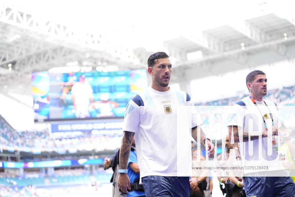 Argentina v Cape Verde - FIFA World Cup, WM, Weltmeisterschaft, Fussball 2026 - Round of 32 FLORIDA, USA - JULY 03: Leandro Paredes of Argentina takes the pitch prior the 2026 FIFA World Cup Round of 32 match between Argentina and Cape Verde at the Hard Rock Stadium (Miami Stadium) in Miami Gardens, Florida, United States on July 03, 2026. Jose Hernandez Anadolu Florida United States. Editorial use only. Please get in touch for any other usage.
