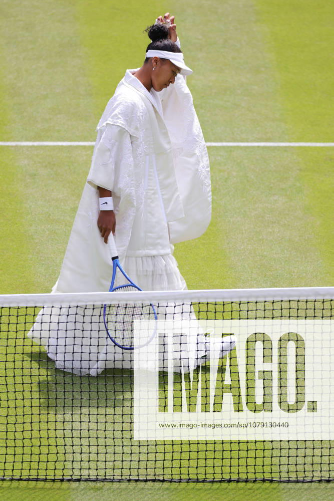 Naomi Osaka, JPN, during the third round of the 2026 All England Lawn Tennis Championships at Wimbledon, women s singles, London