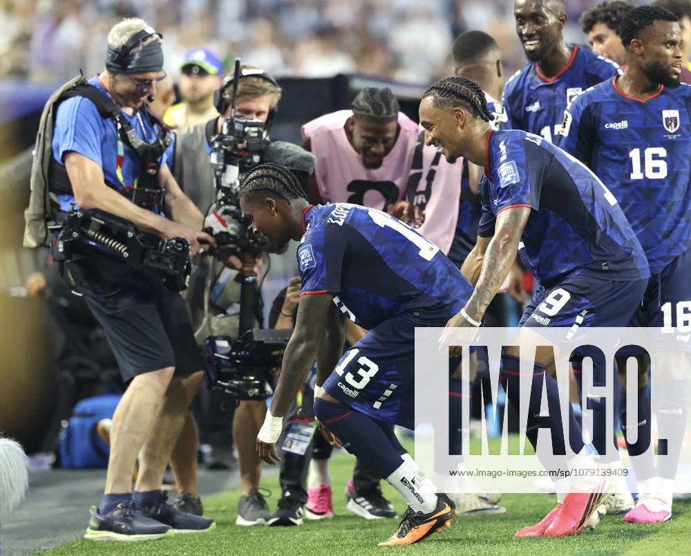 (260704) -- MIAMI, July 4, 2026 -- Sidny Lopes Cabral (No.13) of Cabo Verde celebrates scoring in the extra time during the round of 32 match between Argentina and Cabo Verde at the 2026 FIFA World Cup, WM, Weltmeisterschaft, Fussball at Miami Stadium, Miami, the United States, July 3, 2026. ) (SP)U.S.-MIAMI-FOOTBALL-FIFA WORLD CUP-ROUND OF 32-ARGENTINA VS CABO VERDE ZhangxChen
