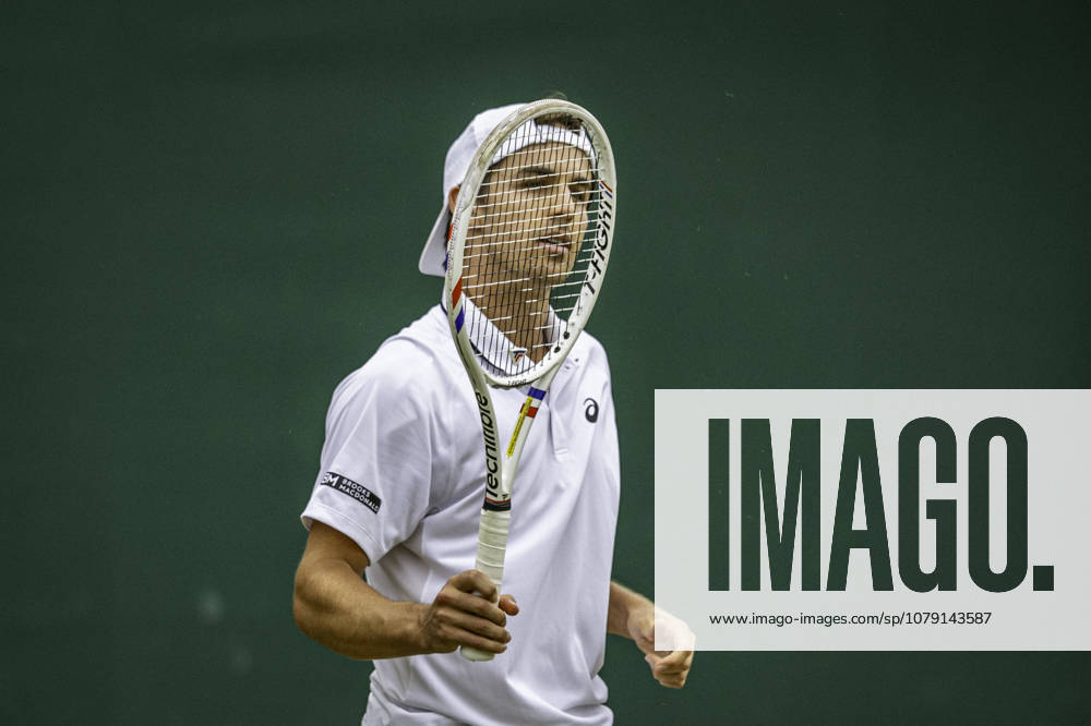 4th July 2026; All England Lawn Tennis and Croquet Club, London, England; Wimbledon Tennis Tournament, Day Six; Zachary Svajda (USA) GodfreyxPitt