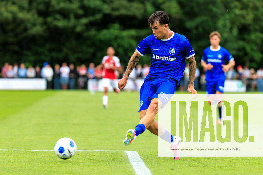 2026-07-04 - Friendly match DIRKSHORN, NETHERLANDS - JULY 4: Tiago Araujo of KAA Gent during the Friendly match at Sportpark Dirkshorn on July 4, 2026 in Dirkshorn, Netherlands Dirkshorn Sportpark Dirkshorn Netherlands Content not available for redistribution in The Netherlands directly or indirectly through any third parties.