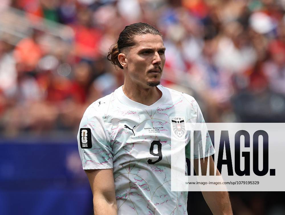 . - Spain v Austria, FIFA World Cup, WM, Weltmeisterschaft, Fussball 2026, Round Of 32, Los Angeles Stadium, Los Angeles, USA, 2nd July 2026. DC Photos Crystal Pix Marcel Sabitzer of Austria national team, Nationalteam - Spain v Austria, FIFA World Cup 2026, Round Of 32, Los Angeles Stadium, Los Angeles, USA, 2nd July 2026. DC Photos Crystal Pix Los Angeles Los Angeles Stadium United States Of America