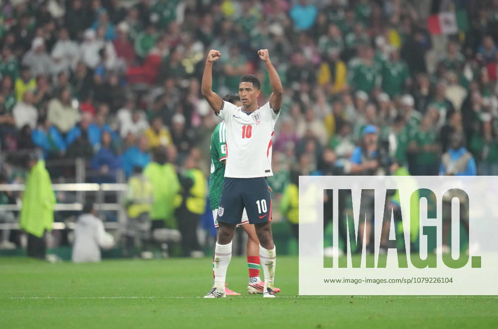 Jude Bellingham of England during the Round of 16 match between Mexico and England at the 2026 FIFA World Cup, Azteca Stadium, Mexico City, on July 5, 2026. Photo by DeFodi Images, Thor Wegner