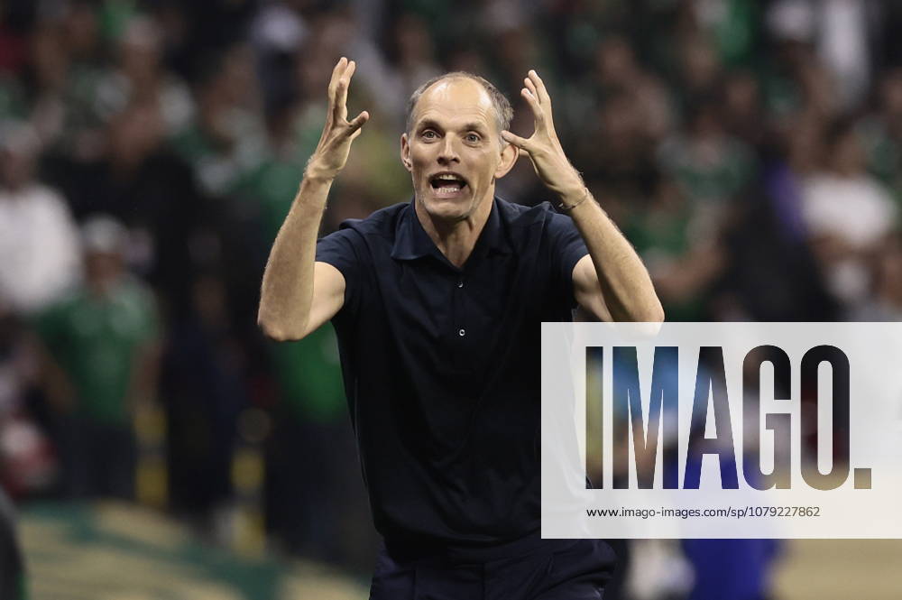 FIFA World Cup, WM, Weltmeisterschaft, Fussball 2026 - Round of 16 - Mexico vs. England Thomas Tuchel head coach of England reacts during the FIFA World Cup 2026 Round of 16 soccer match between Mexico and England, in Mexico City, Mexico, 05 July 2026. MEXICO CITY Mexico
