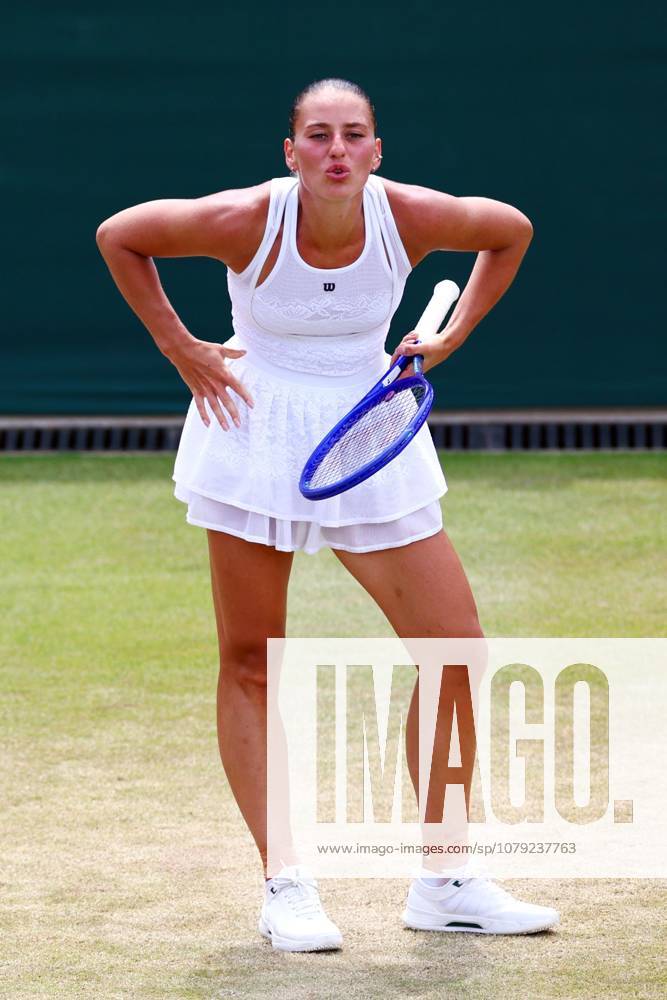 Marta Kostyuk during her fourt round match Wimbledon Tennis Championships, Day 8, The All England Lawn Tennis and Croquet Club, London, UK - 06 Jul 2026London The All England Lawn Tennis and United Kingdom