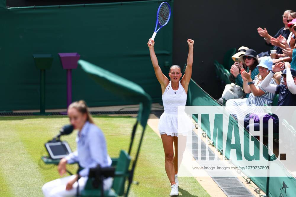 Marta Kostyuk during her fourt round match Wimbledon Tennis Championships, Day 8, The All England Lawn Tennis and Croquet Club, London, UK - 06 Jul 2026London The All England Lawn Tennis and United Kingdom