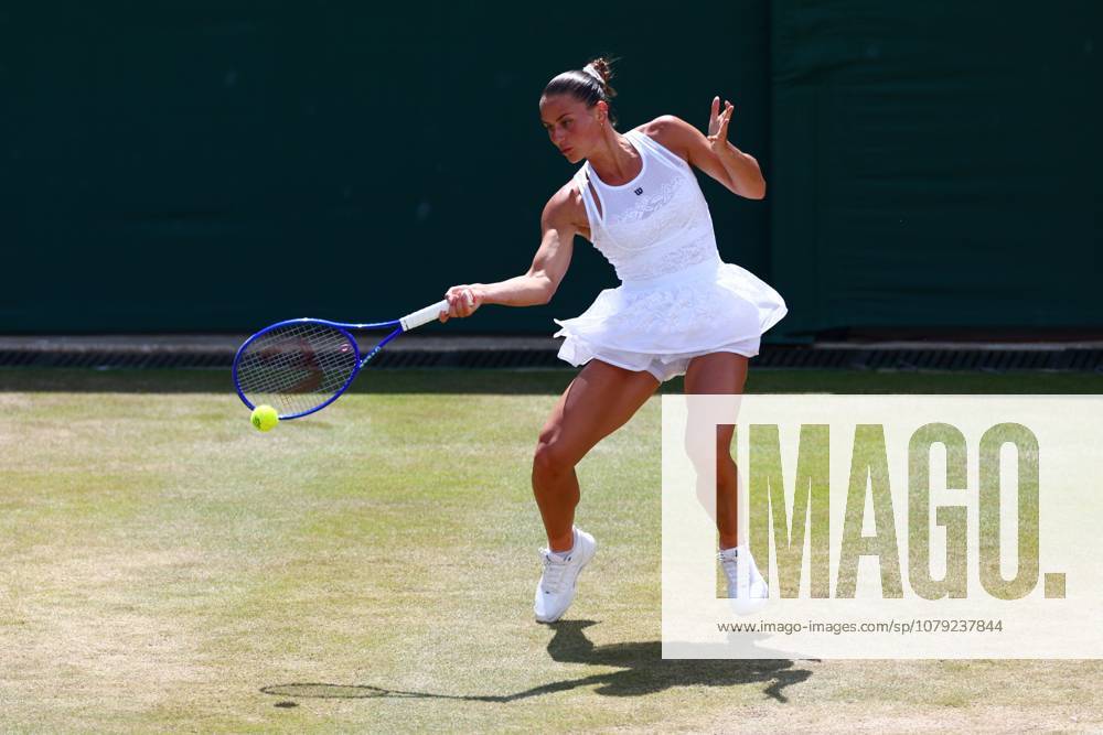Marta Kostyuk during her fourt round match Wimbledon Tennis Championships, Day 8, The All England Lawn Tennis and Croquet Club, London, UK - 06 Jul 2026London The All England Lawn Tennis and United Kingdom