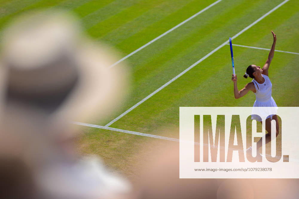 Day Eight: The Championships - Wimbledon 2026 LONDON, ENGLAND JULY 06 - Marta Kostyuk of Ukraine during Ladies Single Fourth Round against JAshlyn Krueger of United States at The Wimbledon Lawn Tennis Championship at Wimbledon on July 06, 2026 in London, England. (Photo by Keeran Marquis)