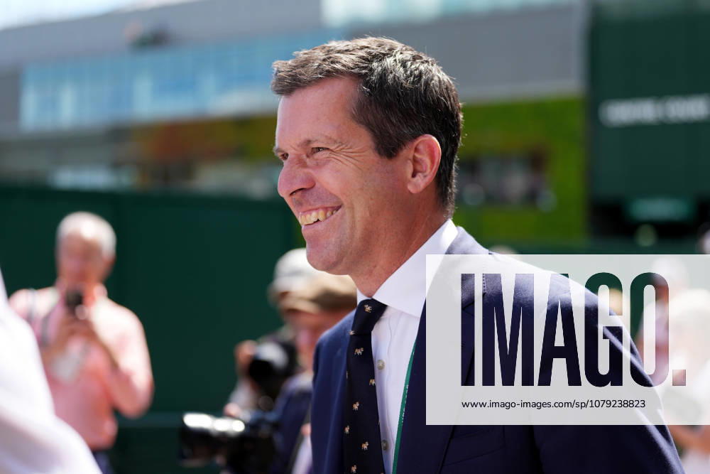 2026-07-06 The Championships - Wimbledon 2026 - Day Eight LONDON, UNITED KINGDOM - JULY 6: Tim Henman walks around the premises during Day Eight of the The Championships - Wimbledon 2026 at All England Lawn Tennis and Croquet Club on July 6, 2026 in London, England. (Photo by Marleen Fouchier BSR Agency) London United Kingdom Content not available for redistribution in The Netherlands directly or indirectly through any third parties.