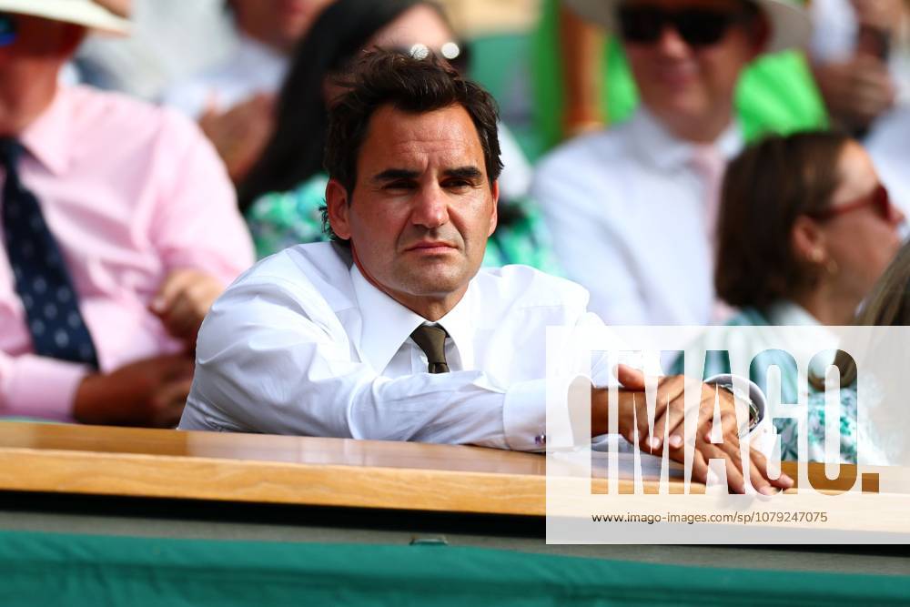Roger Federer in the Royal Box on Centre Court Wimbledon Tennis Championships, Day 8, The All England Lawn Tennis and Croquet Club, London, UK - 06 Jul 2026London The All England Lawn Tennis and United Kingdom