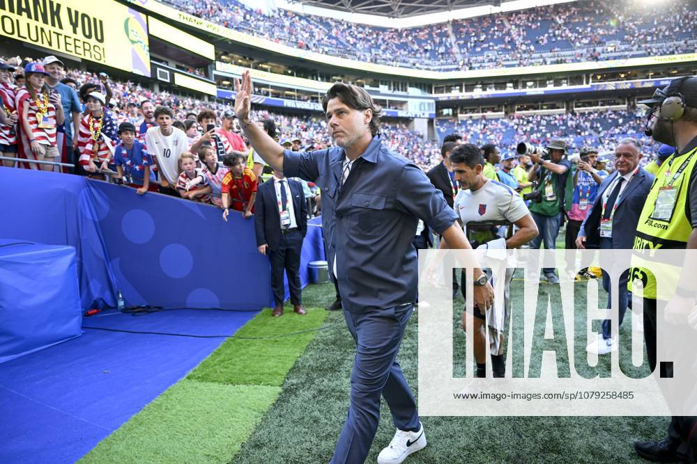USA vs Belgium - FIFA World Cup, WM, Weltmeisterschaft, Fussball 2026 SEATTLE, UNITED STATES OF AMERICA - JULY 06 :Pochettino Mauricio head coach of USA pictured during the FIFA World Cup 2026 round of 16 match between the United States of America and Belgium at the Lumen Field stadium on July 6, 2026 in Seattle, United States of America, 06 07 2026 Seattle United States of America