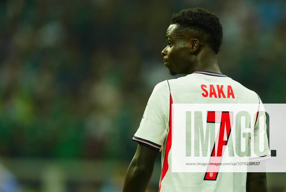 Bukayo Saka of England Mexico v England, 2026 FIFA World Cup, WM, Weltmeisterschaft, Fussball Round of 16, Football, Azteca Stadium, Mexico City, Mexico - 05 Jul 2026Mexico City Azteca Stadium Mexico