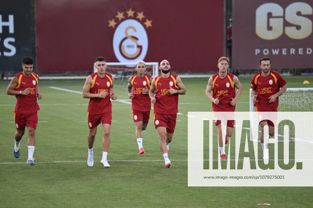 Galatasaray training session in Istanbul ISTANBUL, TURKIYE - JULY 7: Players of Galatasaray attends a training session for the 2026-2027 season at the Kemerburgaz Metin Oktay Facilities in Istanbul, Turkiye, on July 7, 2026. Arif Hudaverdi Yaman Anadolu Istanbul Turkey. Editorial use only. Please get in touch for any other usage.