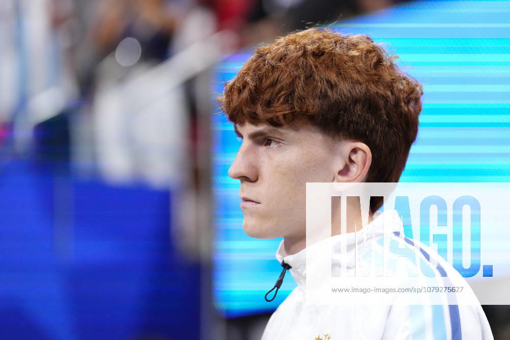 Argentina v Egypt: Round of 16 - FIFA World Cup, WM, Weltmeisterschaft, Fussball 2026 Valentin Barco of Argentina looks on during the FIFA World Cup 2026 Round of 16 match between Argentina and Egypt at Atlanta Stadium on July 07, 2026 in Atlanta, Georgia. Atlanta GA United States