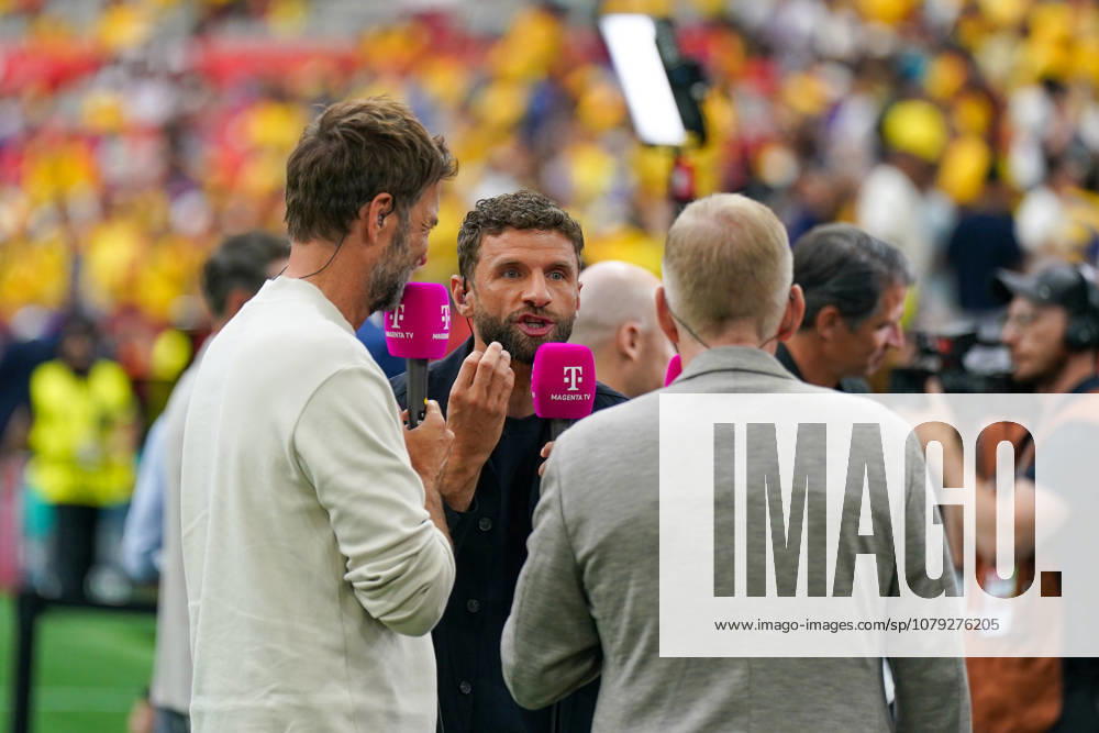 Canada Soccer, 2026 FIFA World Cup, Round of 16: Switzerland vs. Colombia at BC Place, Vancouver; Thomas Müller, soccer analyst on MagentaTV; Jürgen Klopp, soccer analyst on MagentaTV; Johannes B. Kerner, TV host on MagentaTV