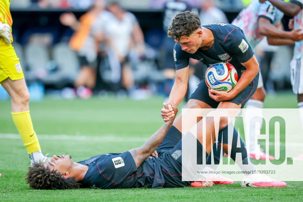 United States of America defender Chris Richards (3) agonizes after allowing a goal during the match between USA and Belgium in the World Cup 2026 at Seattle Stadium, Seattle, Washington Seattle USA - ZUMAj111 20260706_zsp_j111_091