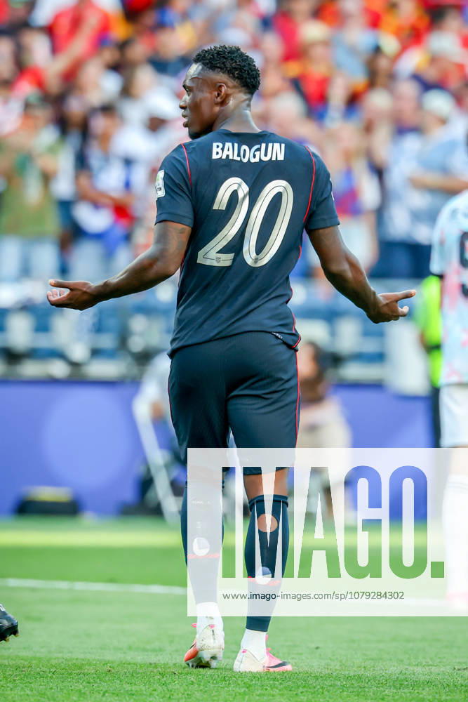 United States of America forward Folarin Balogun (20) during the match between USA and Belgium in the World Cup 2026 at Seattle Stadium, Seattle, Washington Seattle USA - ZUMAj111 20260706_zsp_j111_036