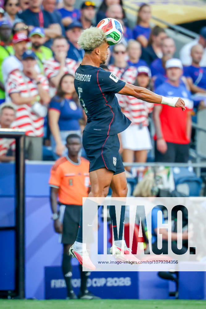 United States of America defender Antonee Robinson (5) during the match between USA and Belgium in the World Cup 2026 at Seattle Stadium, Seattle, Washington Seattle USA - ZUMAj111 20260706_zsp_j111_062