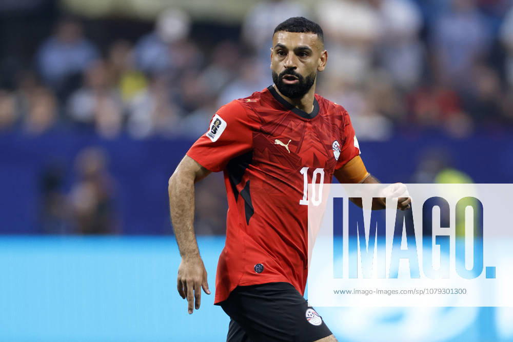 Argentina v Egypt: Round of 16 - FIFA World Cup, WM, Weltmeisterschaft, Fussball 2026 Mohamed Salah of Egypt running during the FIFA World Cup 2026 Round of 16 match between Argentina and Egypt at Atlanta Stadium on July 7, 2026 in Atlanta, United States. Atlanta Atlanta Stadium GA United States