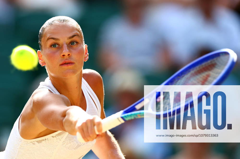 Marta Kostyuk during her semi final match Wimbledon Tennis Championships, Day 11, The All England Lawn Tennis and Croquet Club, London, UK - 09 Jul 2026London The All England Lawn Tennis and United Kingdom