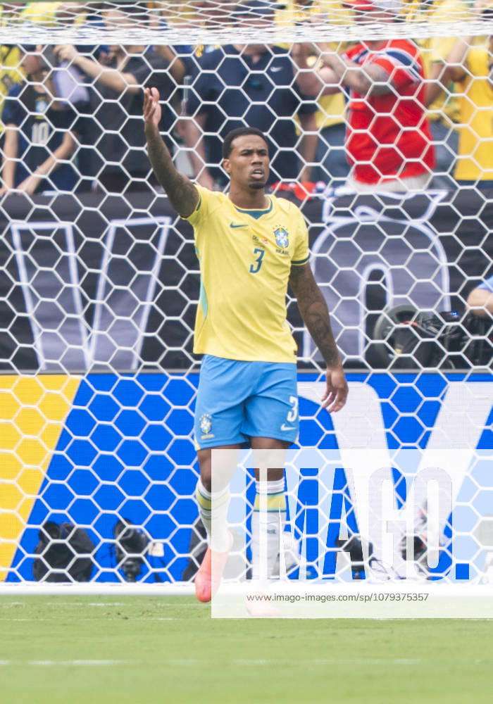 Single image: Gabriel Magalhaes, Brazil, 3rd match of the 2026 FIFA World Cup: Brazil vs. Norway, July 5, 2026; 2026 FIFA World Cup: Brazil vs. Norway, Round of 16, at New York New Jersey Stadium in East Rutherford, New Jersey, USA