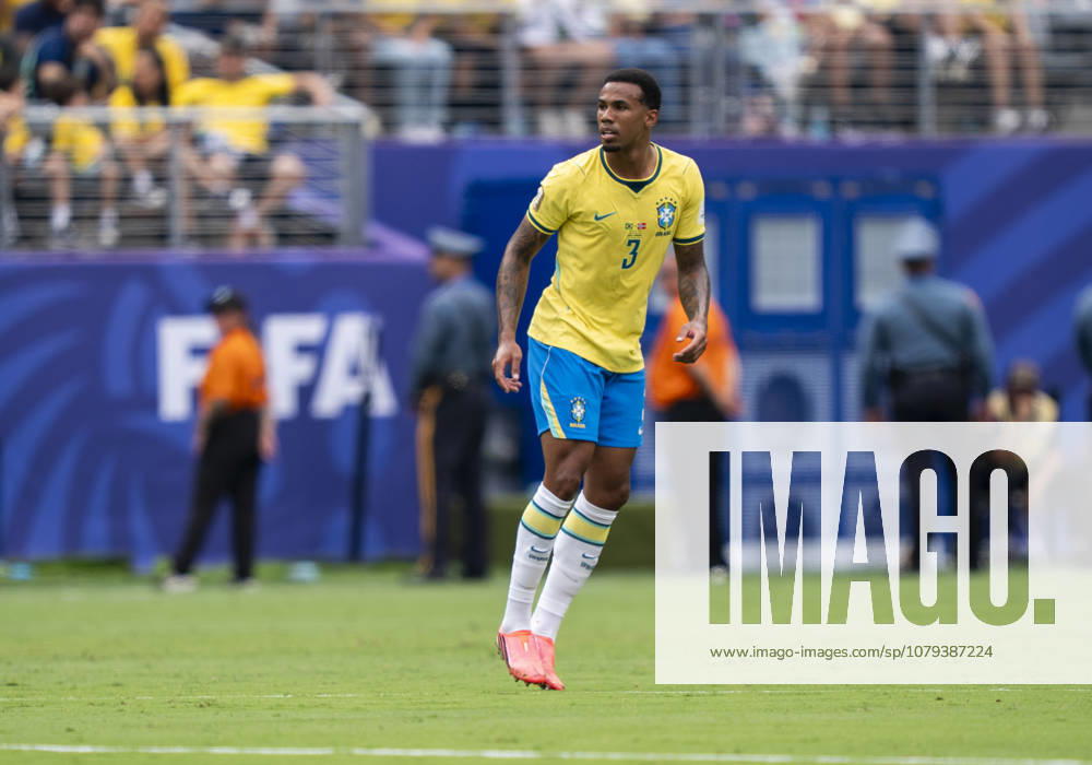 Single image: Gabriel Magalhaes, Brazil, 3rd match of the 2026 FIFA World Cup: Brazil vs. Norway, July 5, 2026; 2026 FIFA World Cup: Brazil vs. Norway, Round of 16, at New York New Jersey Stadium in East Rutherford, New Jersey, USA