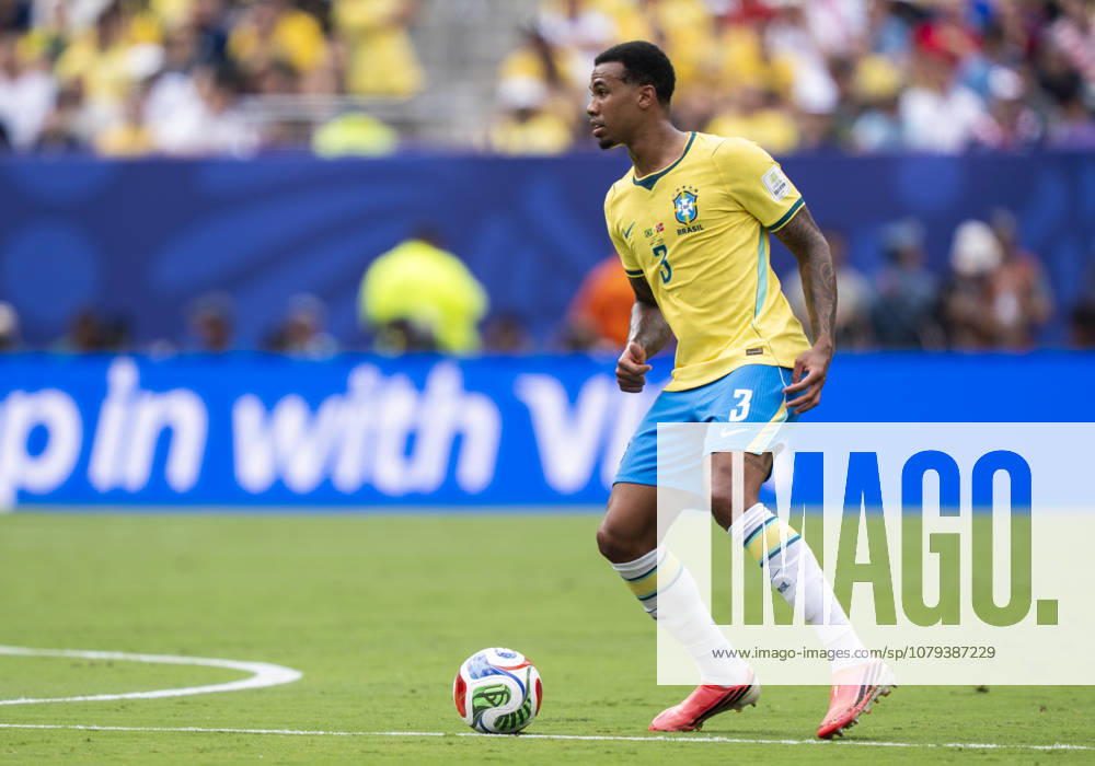 Single image: Gabriel Magalhaes, Brazil, 3rd match of the 2026 FIFA World Cup: Brazil vs. Norway, July 5, 2026; 2026 FIFA World Cup: Brazil vs. Norway, Round of 16, at New York New Jersey Stadium in East Rutherford, New Jersey, USA