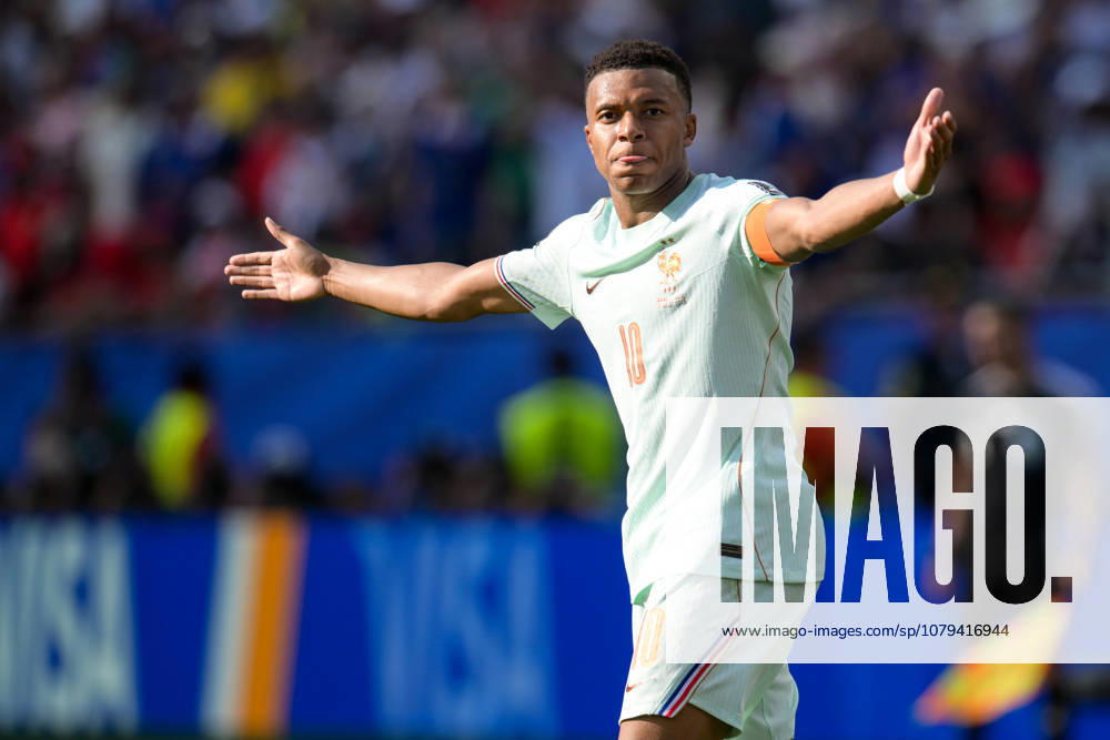 Soccer, 2026 World Cup, 20260709, France vs. Morocco. Pictured: Goal 1-0, goal celebration, goal scorer, Kylian Mbappé (France), 10, Foxborough, Boston, Massachusetts, United States of America