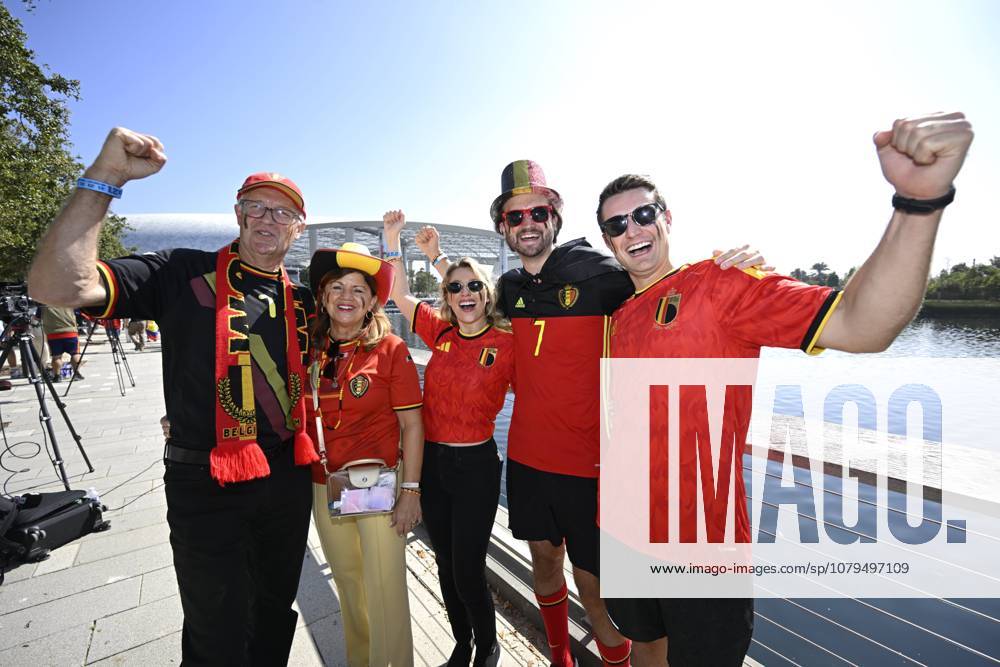 Spain vs Belgium - FIFA World Cup, WM, Weltmeisterschaft, Fussball 2026 LOS ANGELES, UNITED STATES OF AMERICA - JULY 10 : Supporters and fans display their colours before the FIFA World Cup 2026 round of 8 match between Spain and Belgium at the SoFi stadium on July 10, 2026 in Los Angeles, United States of America, 10 07 2026 Los Angeles United States of America