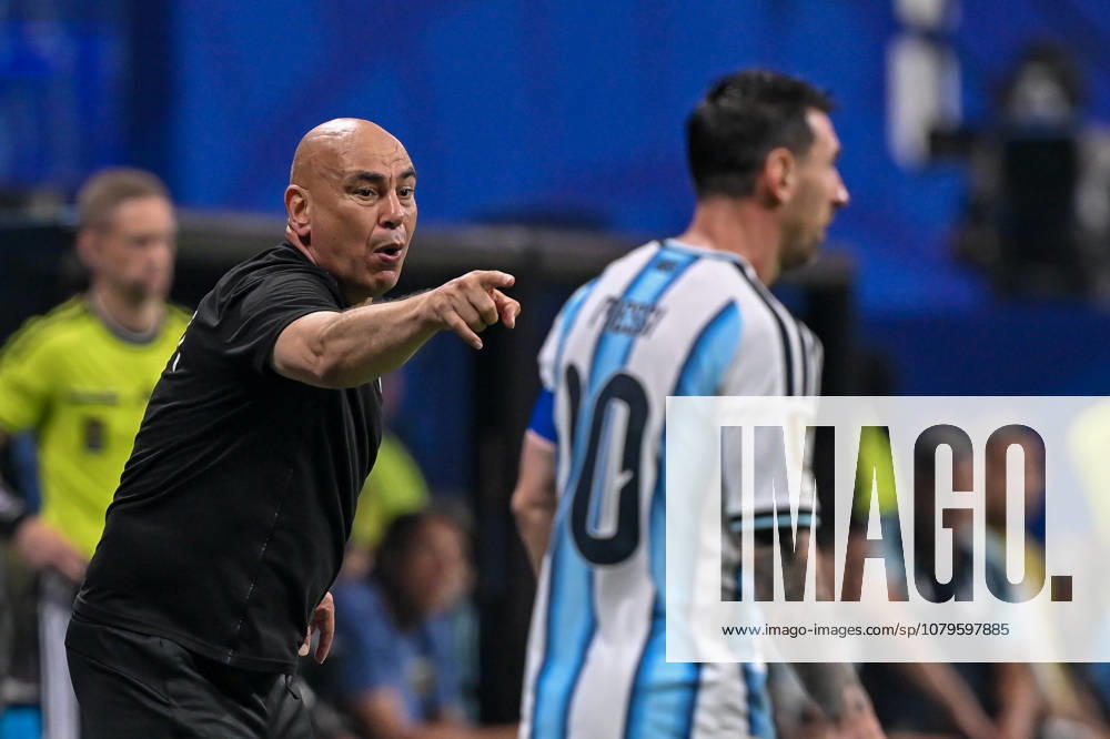 Argentina v Egypt: Round of 16 - FIFA World Cup, WM, Weltmeisterschaft, Fussball 2026 Head coach Hossam Hassan of Egypt during the FIFA World Cup USA 2026 Round of 16 match between Argentina and Egypt at Atlanta Stadium, Atlanta, United States, on July 7, 2026. Atlanta United States