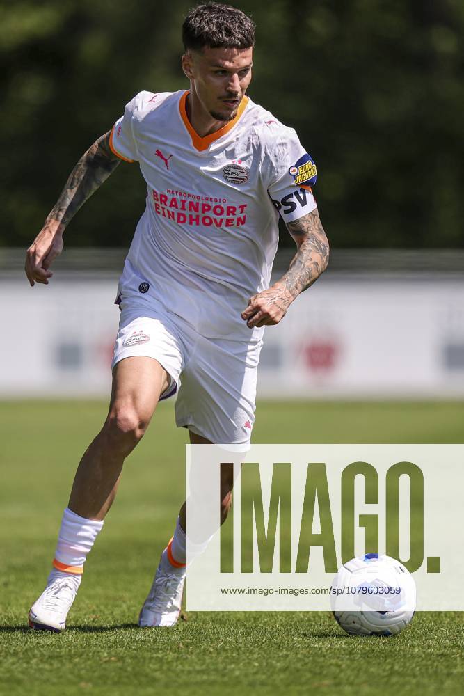 , TenCate Stadion De Herdgang , season 2026 2027 , pre season , football , friendly match between PSV and Rakow Czestochowa picture shows PSV Player Dennis Man PSV - Rakow Czestochowa (friendly) x204977586x