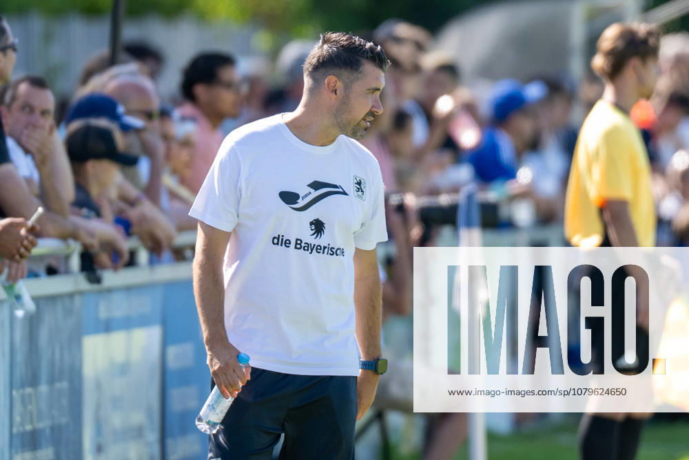 Alper Kayabunar, head coach of TSV 1860 Munich, TSV 1860 Munich FC Deisenhofen, Bavarian Regional League, Friendly Match, July 11, 2026. DFB regulations prohibit any use of photographs as image sequences and or quasi-video. Munich, Bavaria, Germany