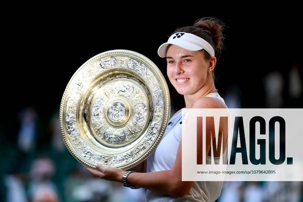 Linda Noskova celebrates victory in the Ladies Singles final Wimbledon Tennis Championships, Day 13, The All England Lawn Tennis and Croquet Club, London, UK - 11 Jul 2026London The All England Lawn Tennis and United Kingdom