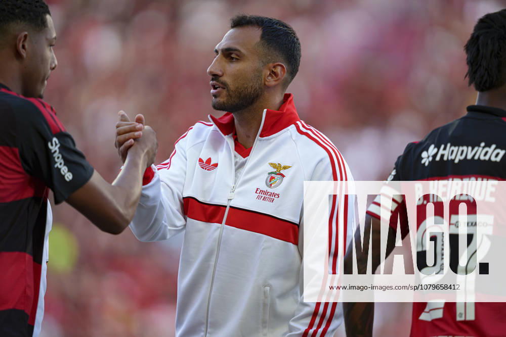 Vangelis Pavlidis seen during International Friendly, Länderspiel, Nationalmannschaft game between teams of SL Benfica and Flamengo RJ (Alexandre Simoes Ball Raw Images) Algarve Estadio Algarve Portugal