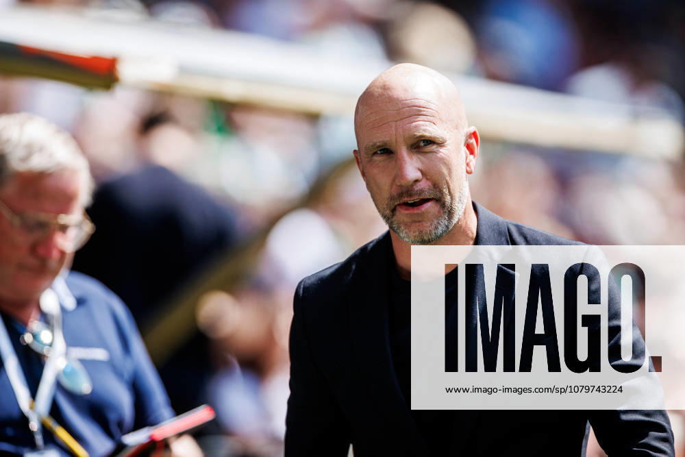 Hammarby coach Henrik Rydström ahead of the Allsvenskan soccer match between Hammarby and Kalmar on July 12, 2026, in Stockholm