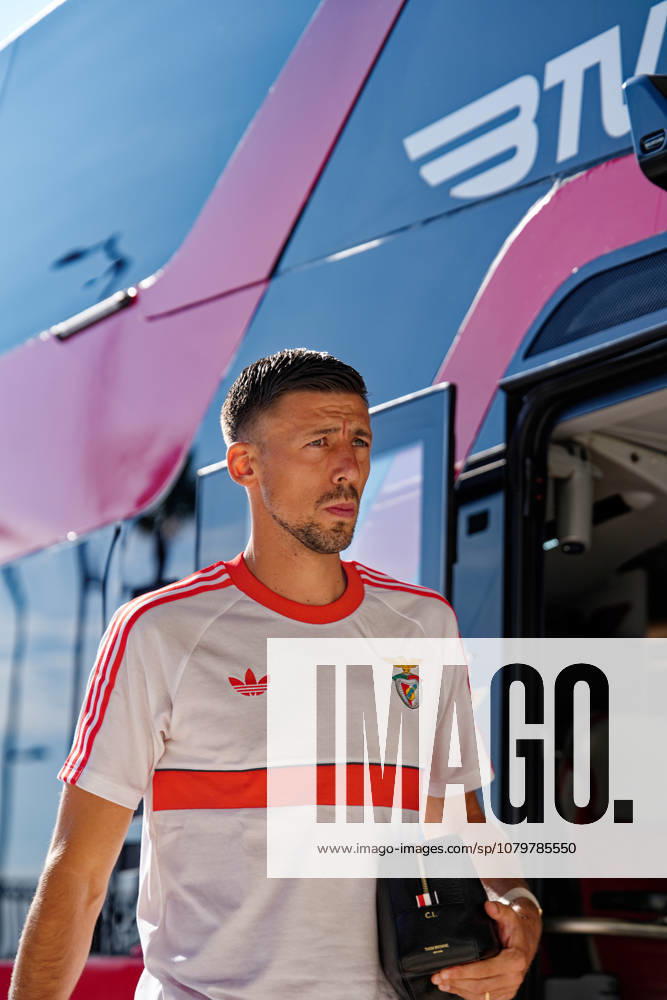 Trofeu do Algarve 25th Anniversary - SL Benfica vs CR Flamengo, Estadio do Algarve, Portugal. Estadio do Algarve, Portugal. 11 July 2026. 2 Clement Lenglet of SL Benfica arriving at the SL Benfica v CR Flamengo football match for the Algarve Trophy 25th Anniversary. Credit: Nuno Pires Veloso Morse Images.