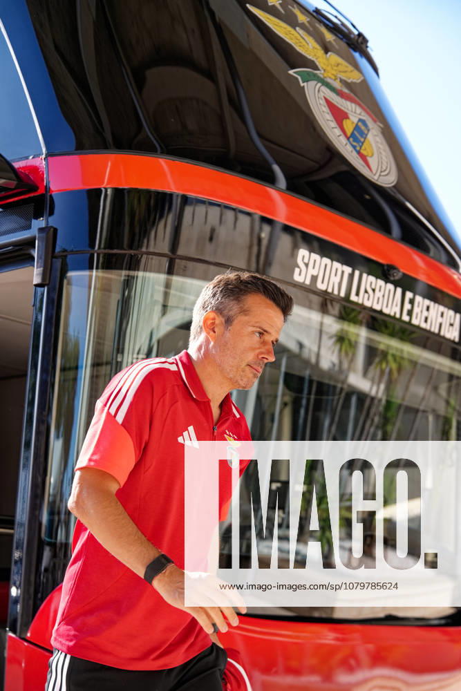 Trofeu do Algarve 25th Anniversary - SL Benfica vs CR Flamengo, Estadio do Algarve, Portugal. Estadio do Algarve, Portugal. 11 July 2026. coach Marco Silva of SL Benfica arriving at the SL Benfica v CR Flamengo football match for the Algarve Trophy 25th Anniversary. Credit: Nuno Pires Veloso Morse Images.