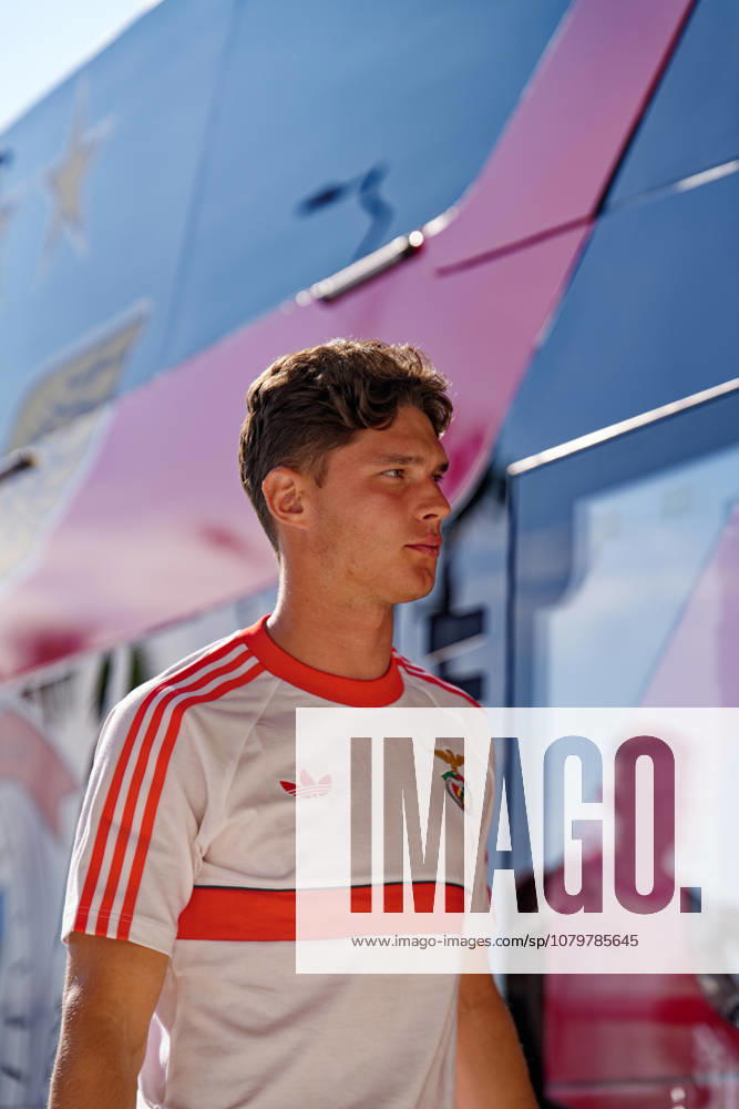 Trofeu do Algarve 25th Anniversary - SL Benfica vs CR Flamengo, Estadio do Algarve, Portugal. Estadio do Algarve, Portugal. 11 July 2026. 10 Georgiy Sudakov of SL Benfica arriving at the SL Benfica v CR Flamengo football match for the Algarve Trophy 25th Anniversary. Credit: Nuno Pires Veloso Morse Images.