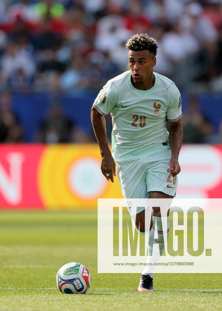 France v Morocco: Quarter Final - FIFA World Cup, WM, Weltmeisterschaft, Fussball 2026 Desire Doue of France on the ball during the FIFA World Cup 2026 Quarter Final match between France and Morocco at Boston Stadium on July 9, 2026 in Foxborough, United States. Foxborough Boston Stadium MA United States