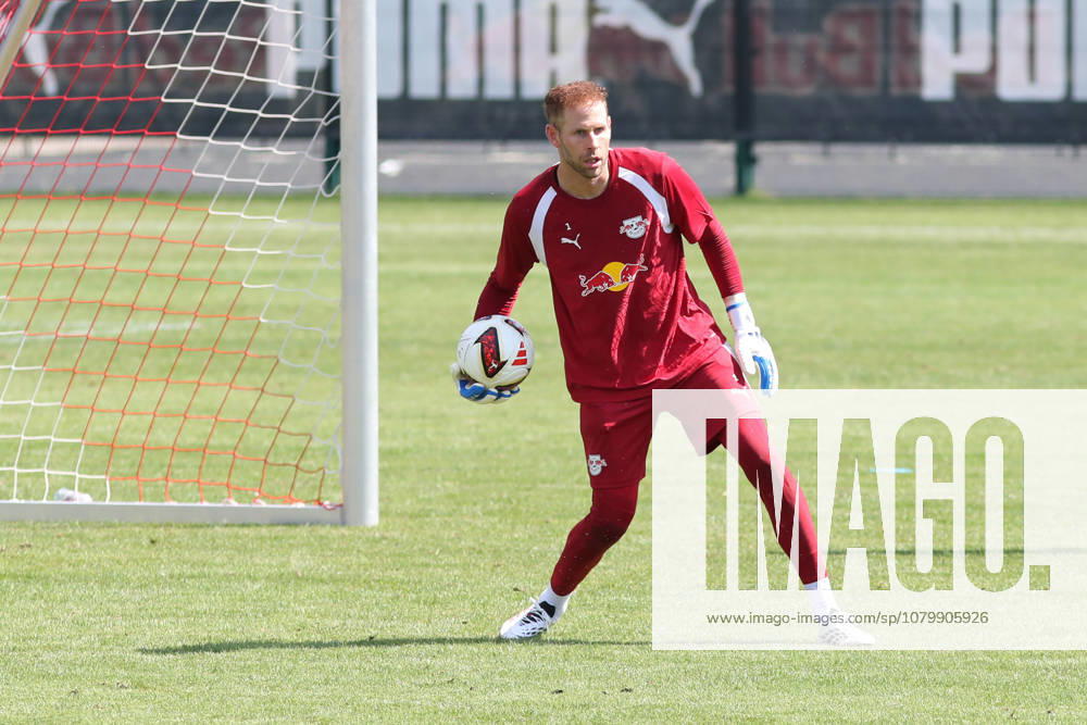 RB Leipzig s Bundesliga preseason training session, July 13, 2026; Goalie Peter Gulacsi 1, RB Leipzig Soccer Bundesliga, 2026–2027 season; RB Leipzig s preseason training session on July 13, 2026, at the RB Training Center on Cottaweg