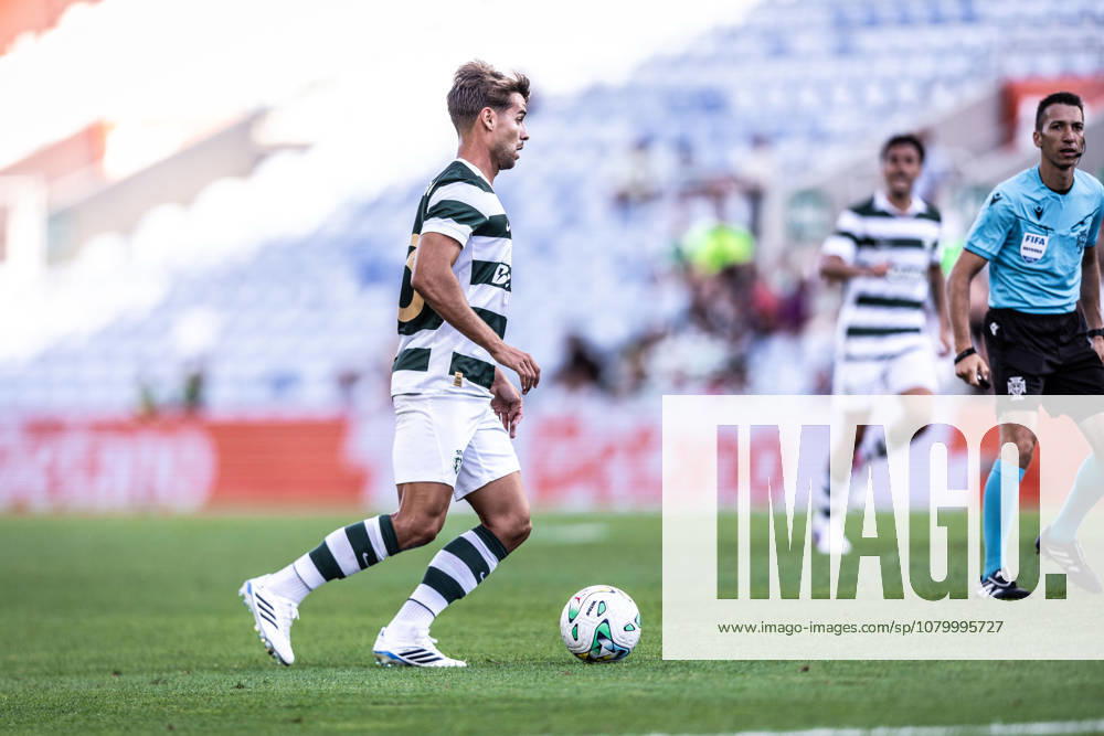 Daniel Braganca of Sporting Clube de Portugal controls the ball during the Pre-Season Firiendly match between Sporting CP and Celtic FC at Estadio do Algarve in Faro on July 14, 2026 Faro Portugal - ZUMAg283 20260714_zsp_g283_046