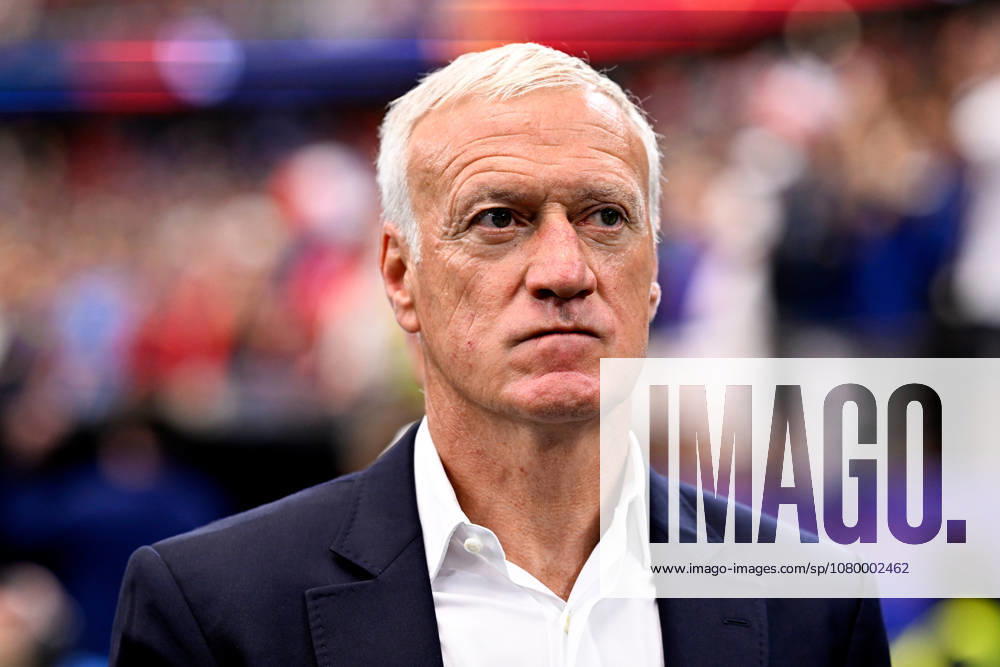 2026-07-14 France v Spain - Semi Final - FIFA World Cup, WM, Weltmeisterschaft, Fussball 2026 ARLINGTON, UNITED STATES - JULY 14: coach Didier Deschamps of France during the Semi Final - FIFA World Cup 2026 match between France and Spain at Dallas Stadium on July 14, 2026 in Arlington, Texas. (Photo by Pablo Morano BSR Agency) Arlington United States Content not available for redistribution in The Netherlands directly or indirectly through any third parties.