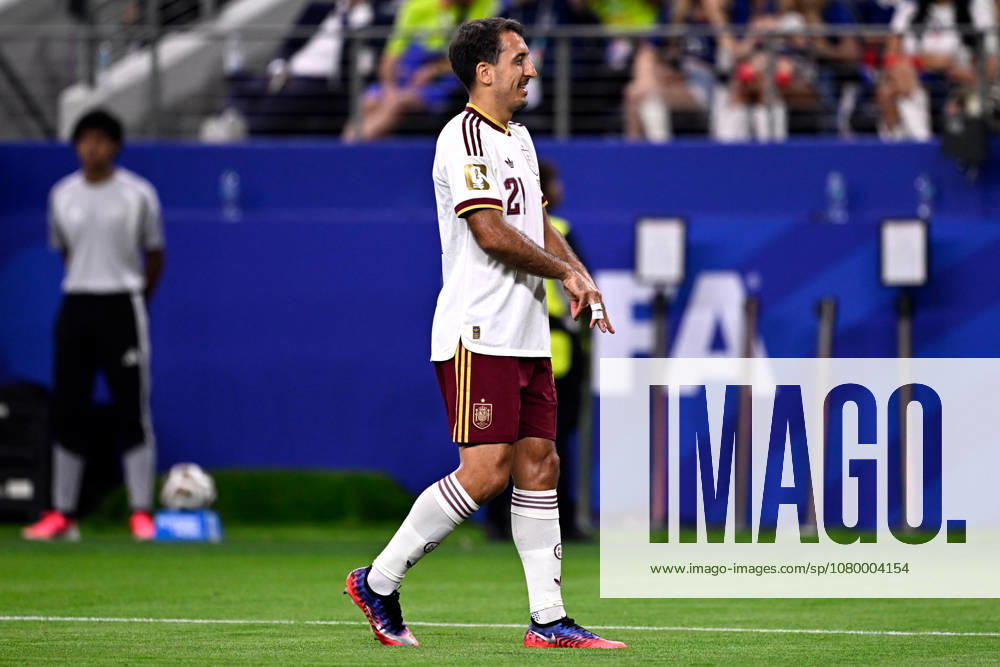 2026-07-14 France v Spain - Semi Final - FIFA World Cup, WM, Weltmeisterschaft, Fussball 2026 ARLINGTON, UNITED STATES - JULY 14: Mikel Oyarzabal of Spain during the Semi Final - FIFA World Cup 2026 match between France and Spain at Dallas Stadium on July 14, 2026 in Arlington, Texas. (Photo by Pablo Morano BSR Agency) Arlington United States Content not available for redistribution in The Netherlands directly or indirectly through any third parties.