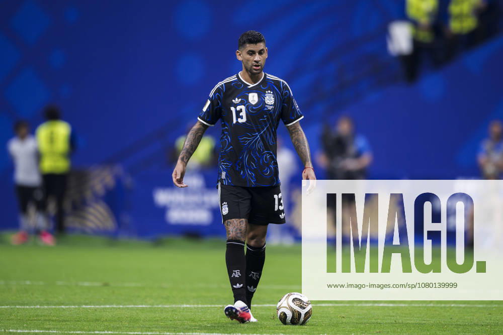 England v Argentina - FIFA World Cup, WM, Weltmeisterschaft, Fussball 2026 Cristian Romero of Argentina in action during the FIFA World Cup 2026 semi final football match between England and Argentina. Atlanta United States